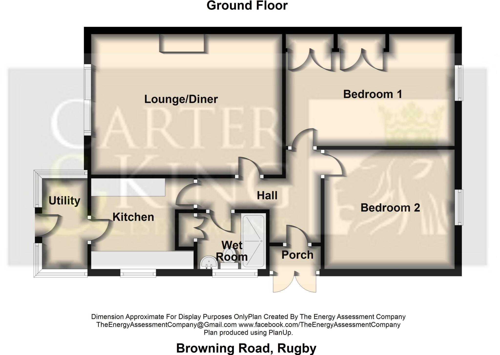 Browning Road, Hillmorton, Rugby floorplan