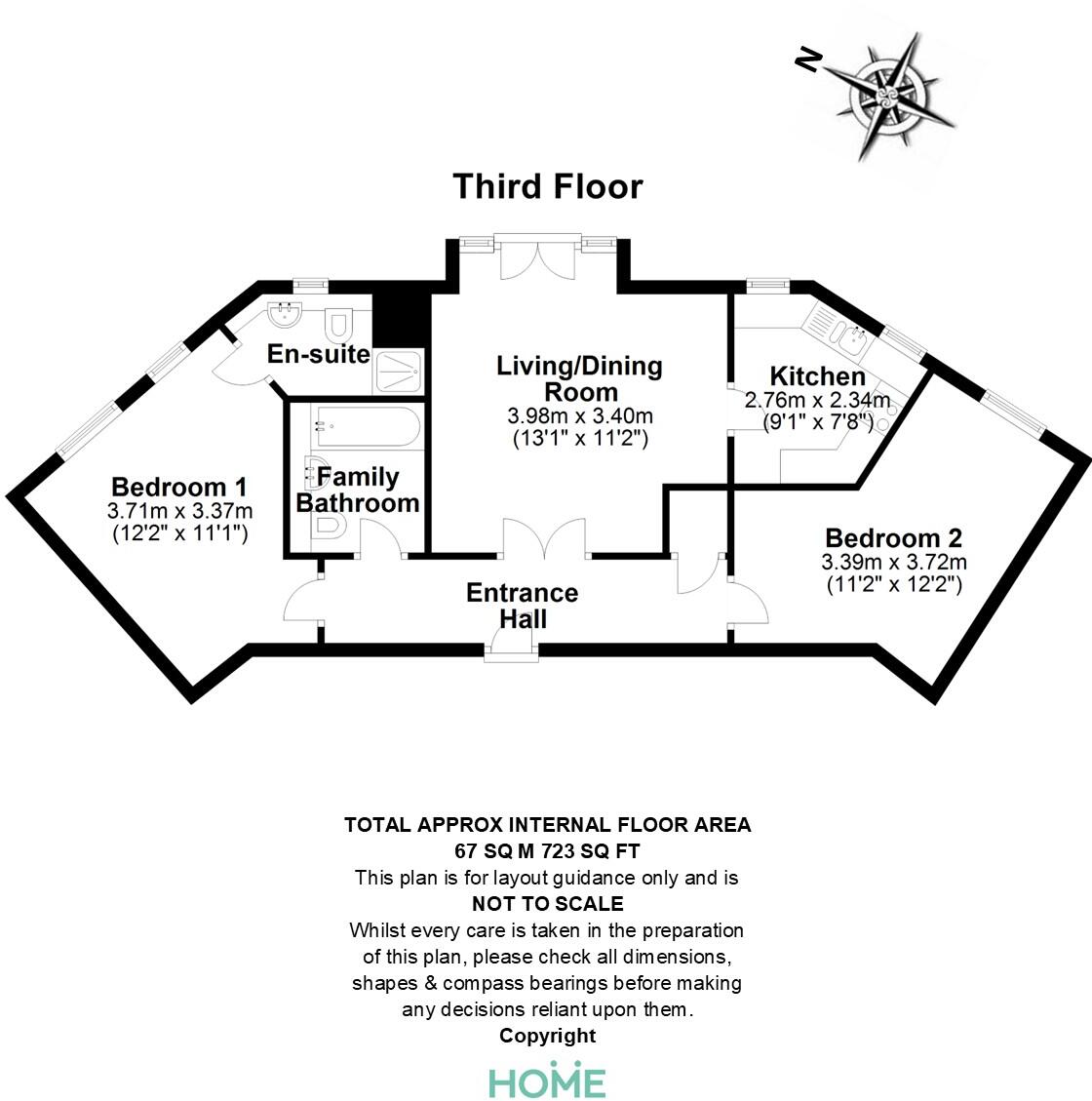 Crompton Street, Chelmsford floorplan