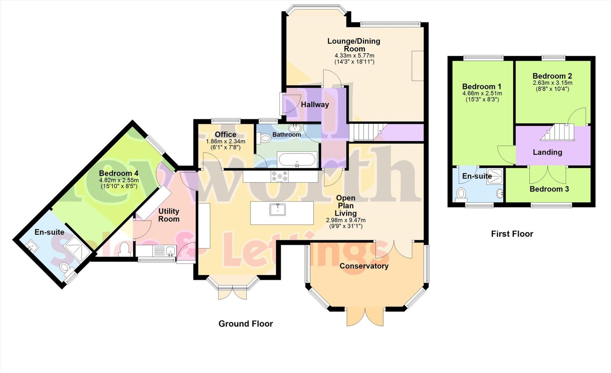 Fairmont Drive, Hambleton, Poulton Le Fylde floorplan