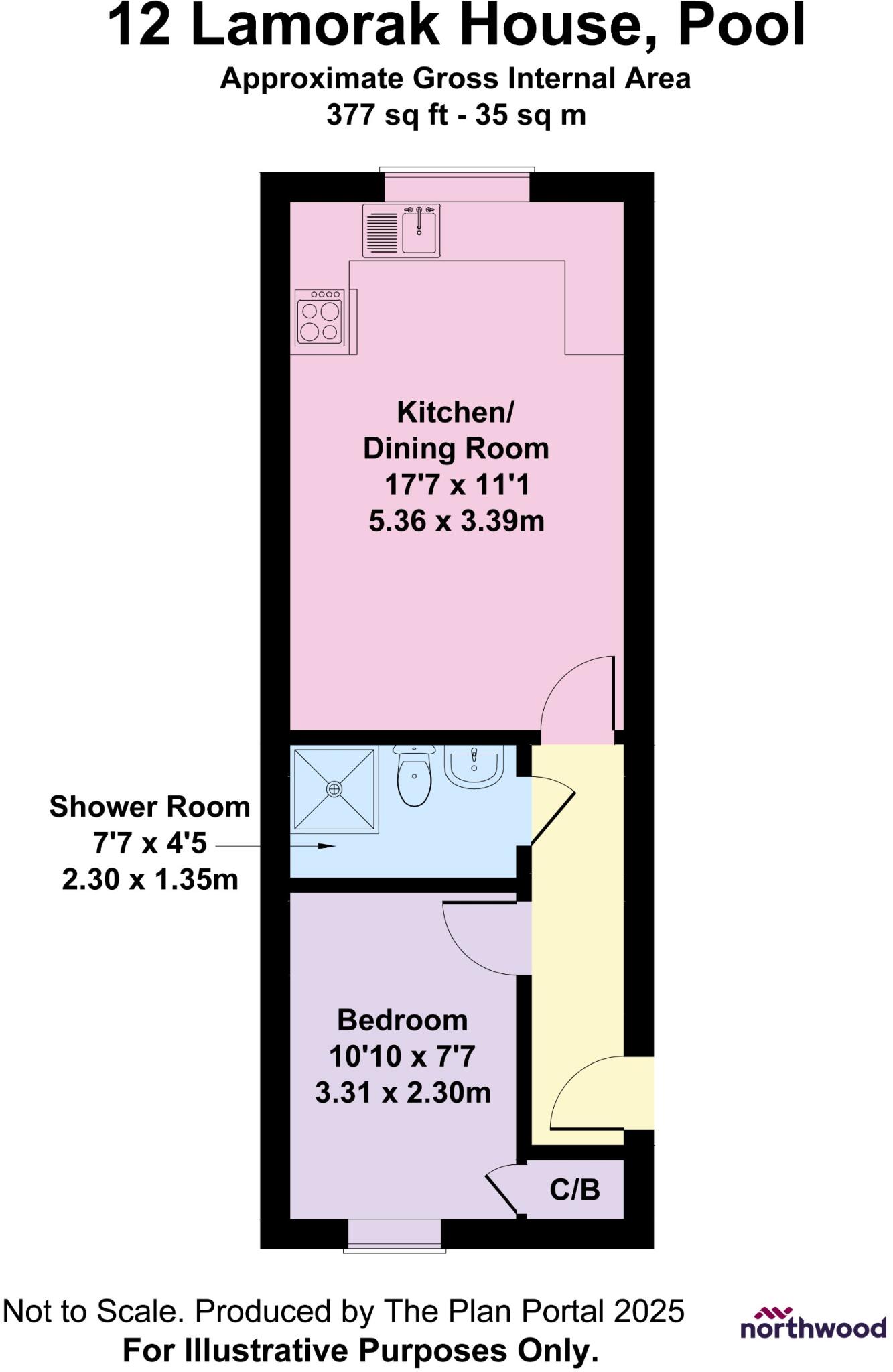 Lamorak House,Apartment 13, Breaview Park Lane, Redruth floorplan