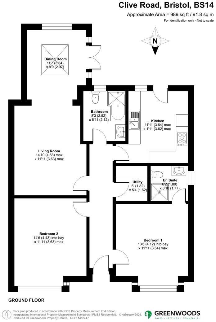 Clive Road, Bristol floorplan