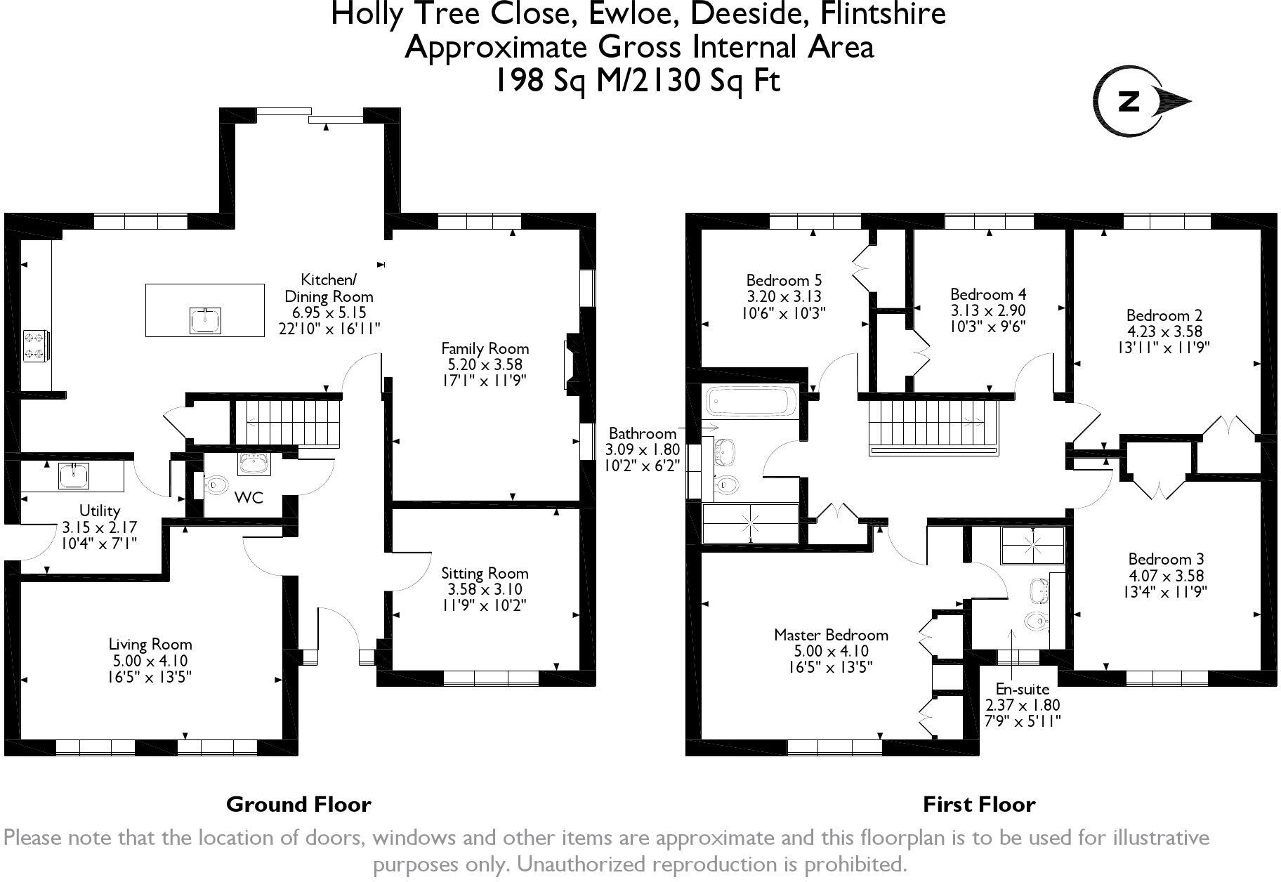 Holly Tree Close, Ewloe, CH5 floorplan