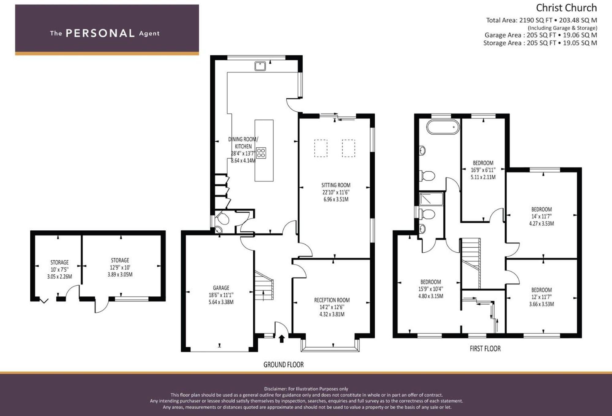 Christ Church Mount, Epsom, KT19 floorplan