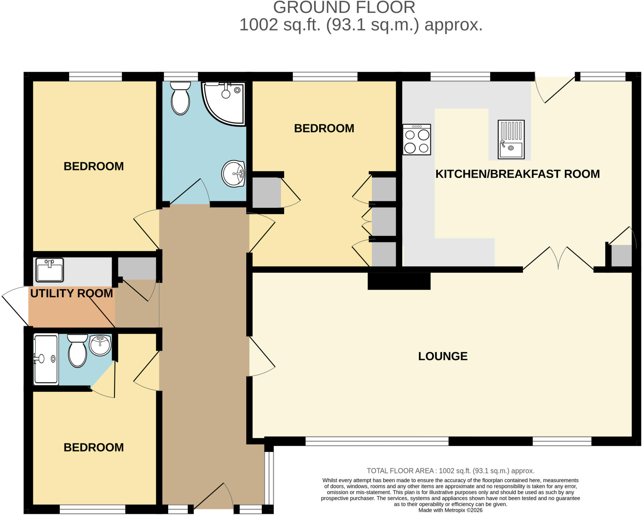Park Road, Brading floorplan