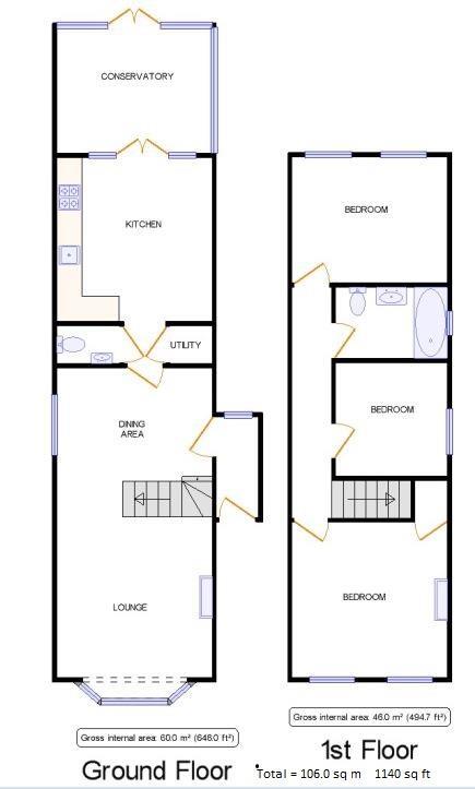 Calvert Road, Barnet floorplan