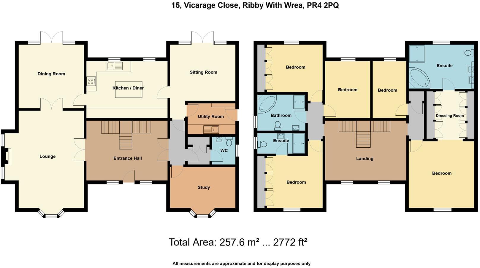 Vicarage Close, Wrea Green floorplan
