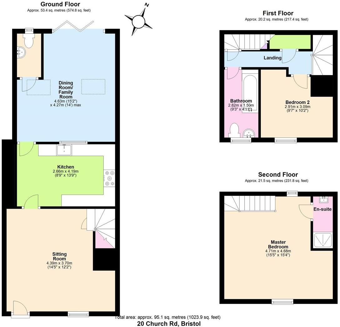 Church Road, Whitchurch Village, Bristol floorplan