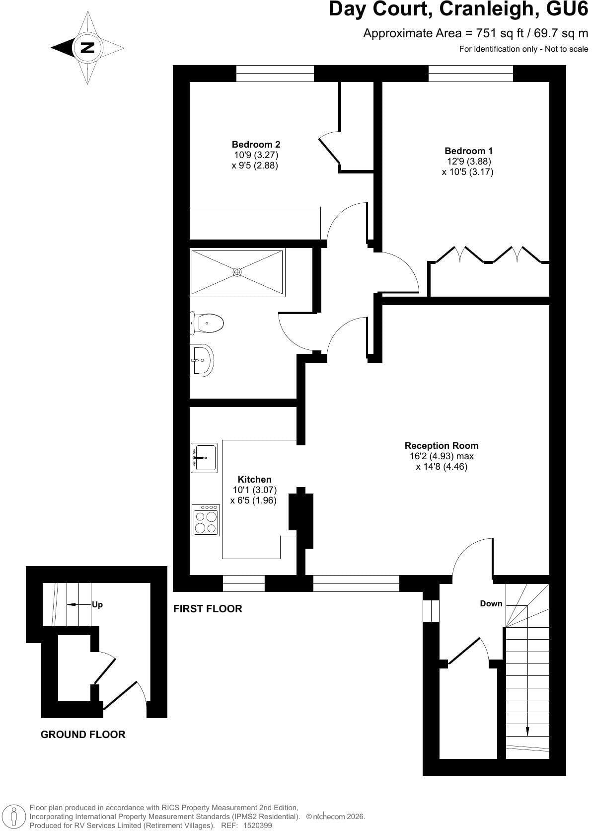 Day Court, Elmbridge Village, Cranleigh, GU6 floorplan