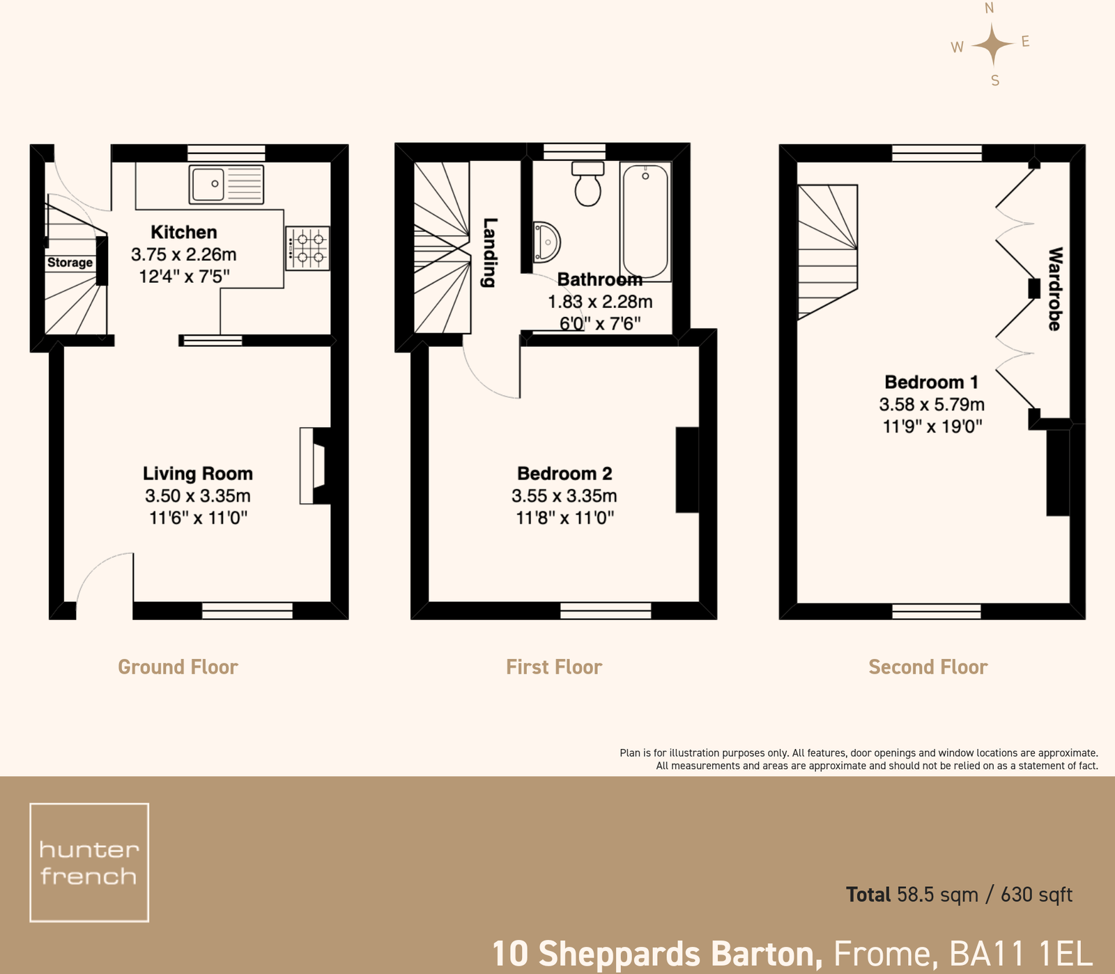 Sheppards Barton, Frome, Somerset, BA11 1EL floorplan