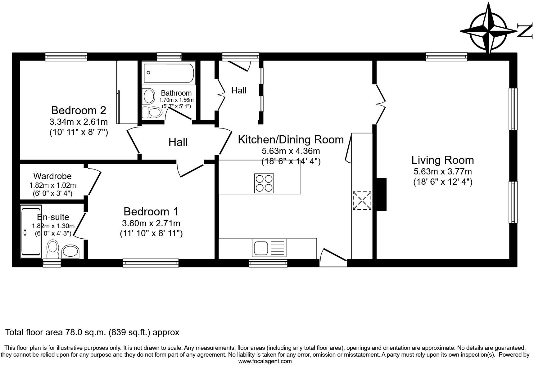 Chorley, Bridgnorth, Shropshire, WV16 floorplan