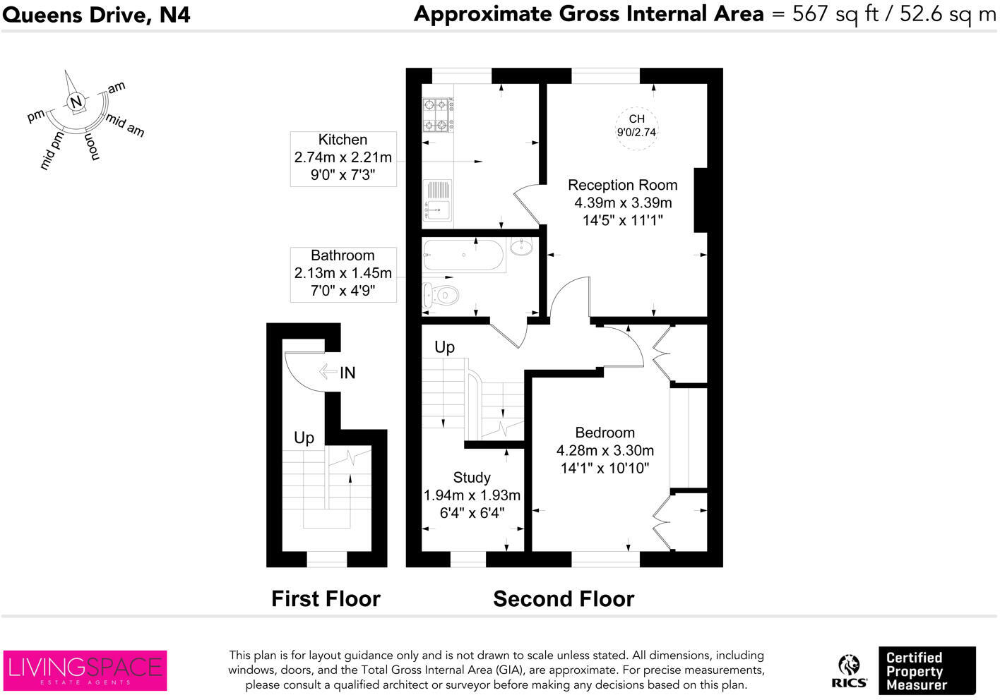 Queens Drive, Finsbury Park floorplan