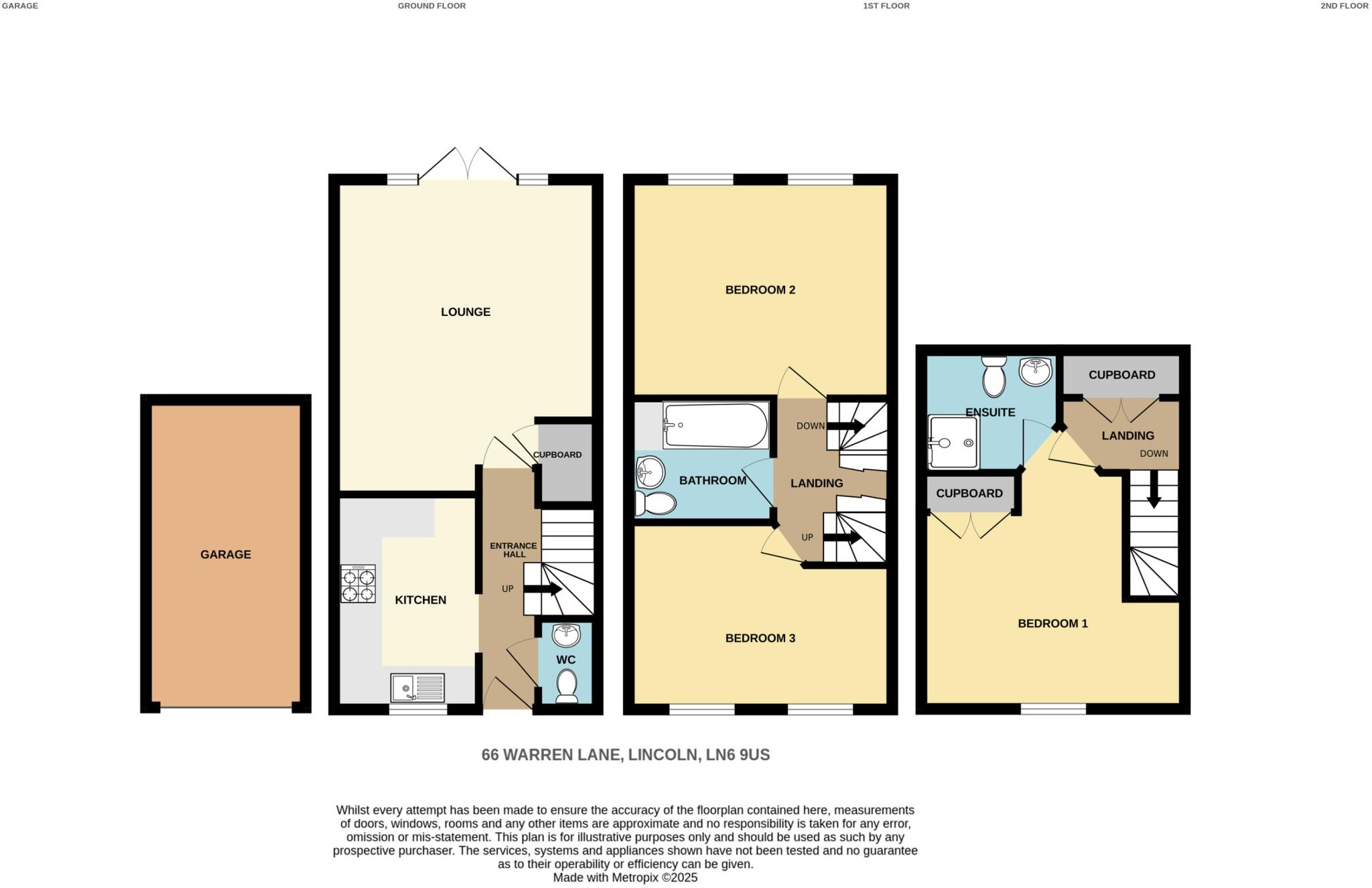 Warren Lane, Witham St Hughs, LN6 floorplan