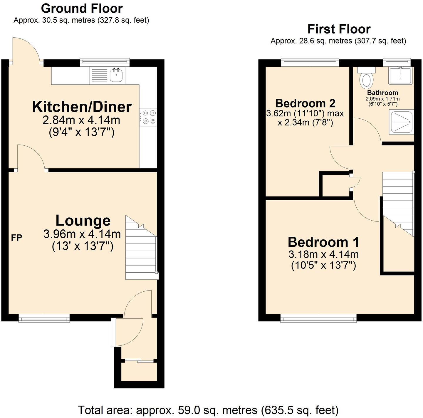 Lanes Close, Sileby, LE12 floorplan