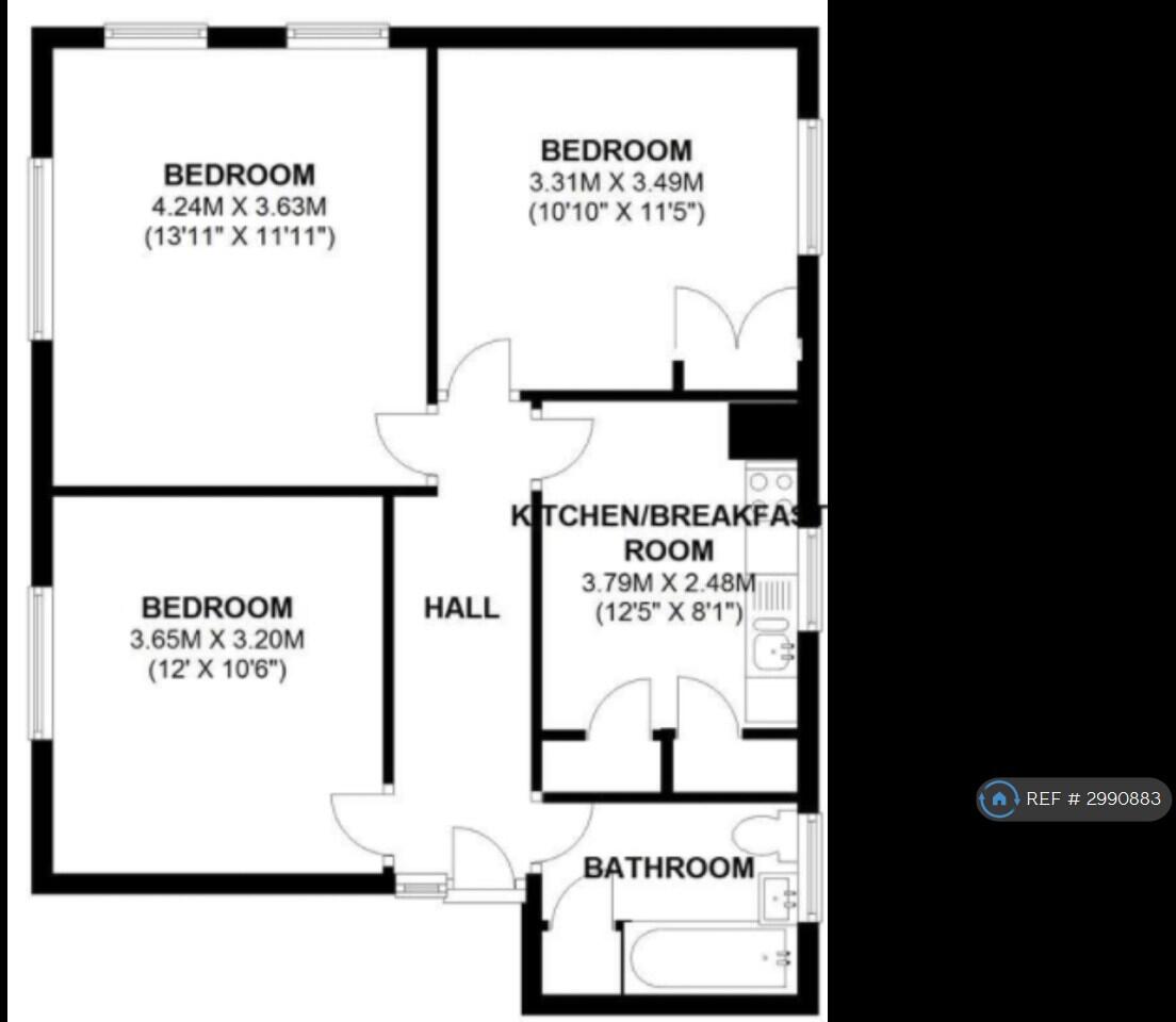Shaftesbury Road, Canterbury, CT2 floorplan