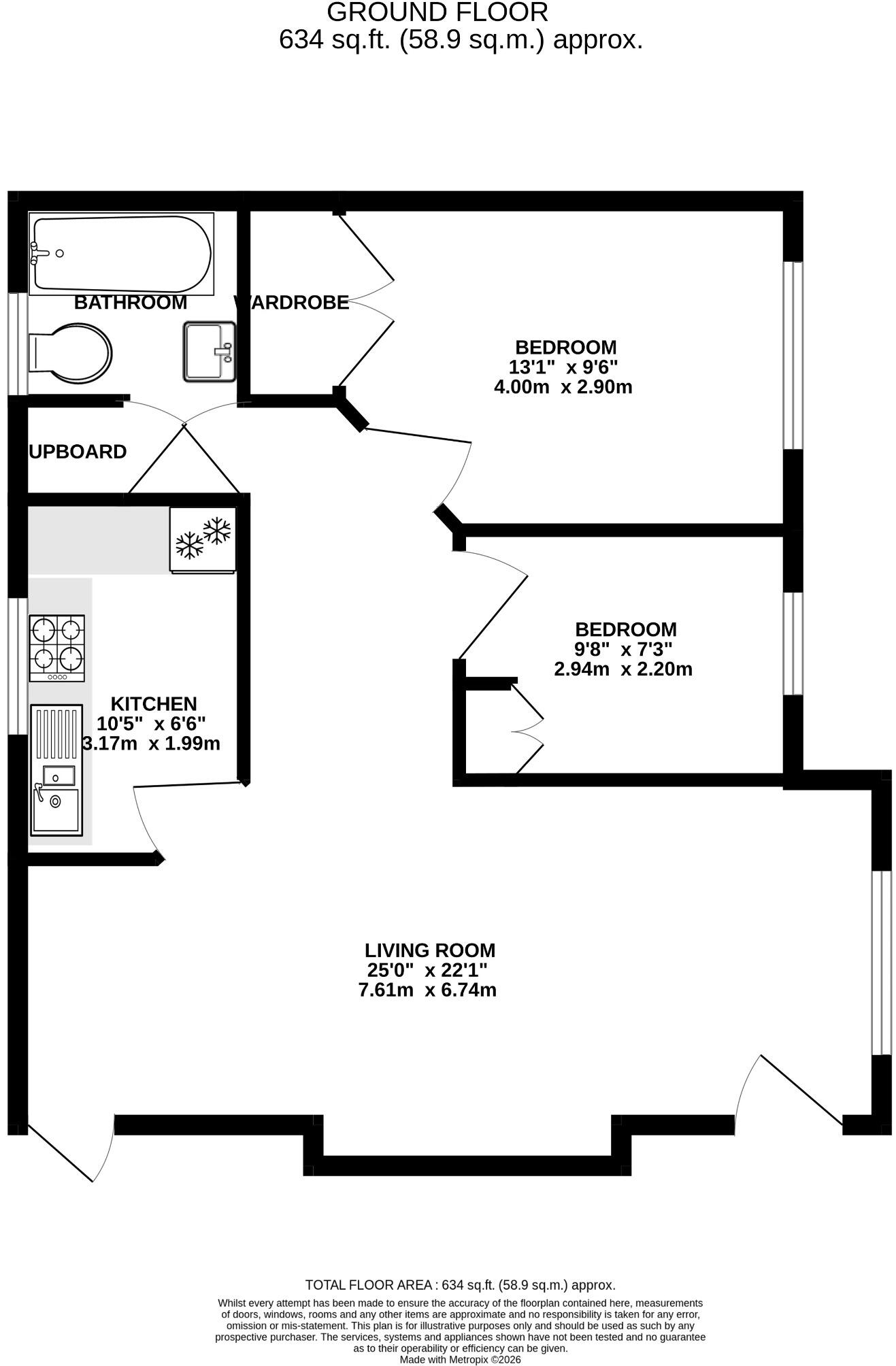 Royston, Hertfordshire, SG8 floorplan