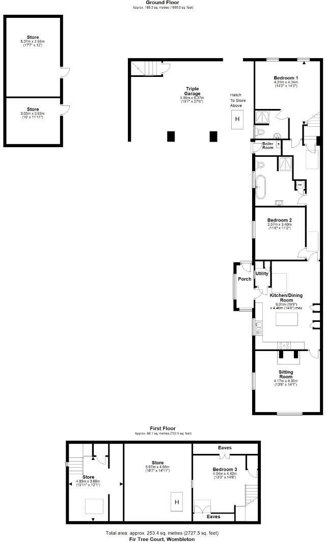 Fir Tree Court, Main Street, Wombleton floorplan