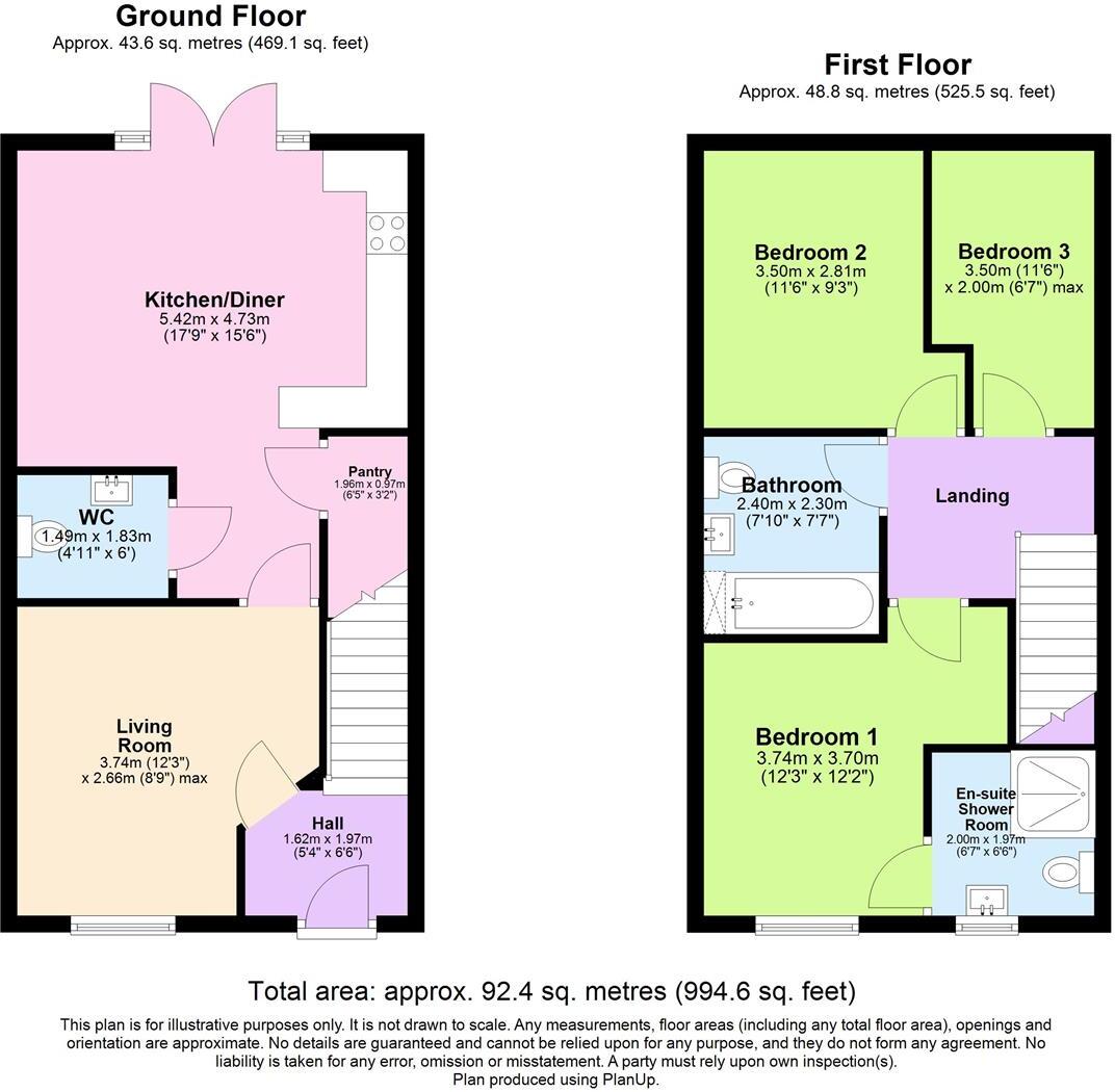 Flint Close, Southam floorplan
