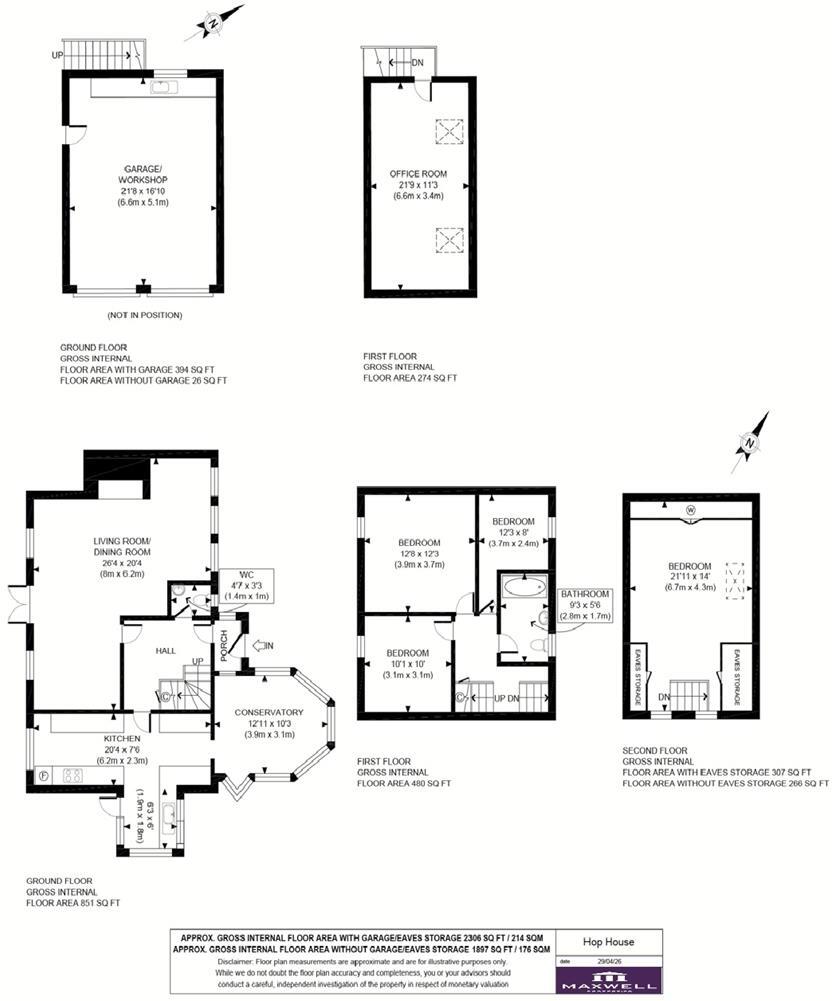 Hop House, Buss's Green, Wadhurst floorplan