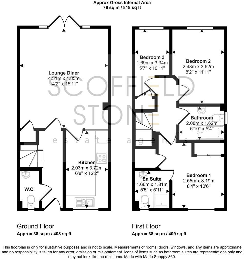 Carsington Road, Hilton, Derby floorplan