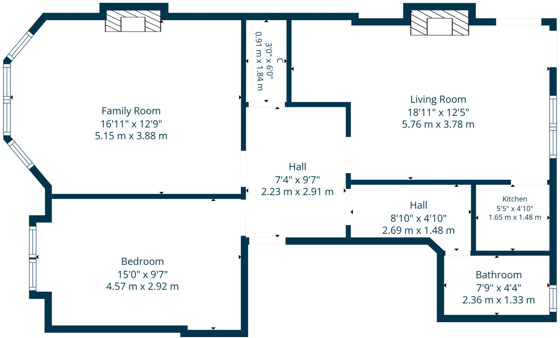 1/2 6 Woodcroft Avenue, Broomhill, G11 7HU floorplan