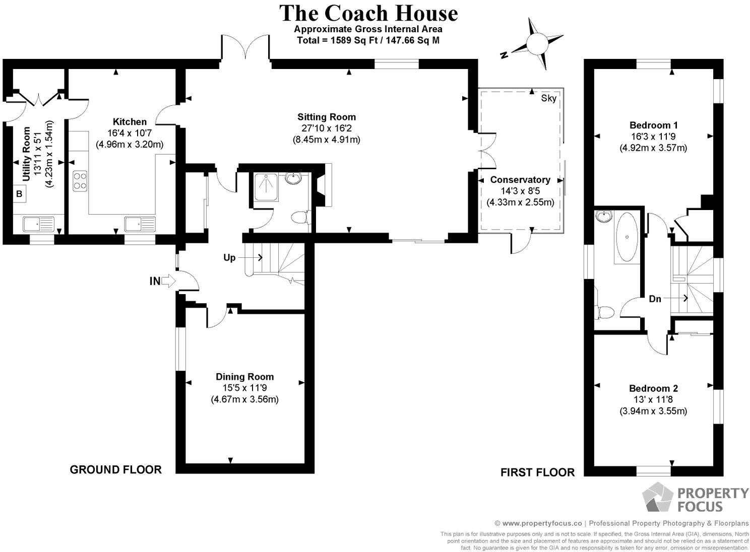 The Coach House, Old Alresford, Hampshire floorplan