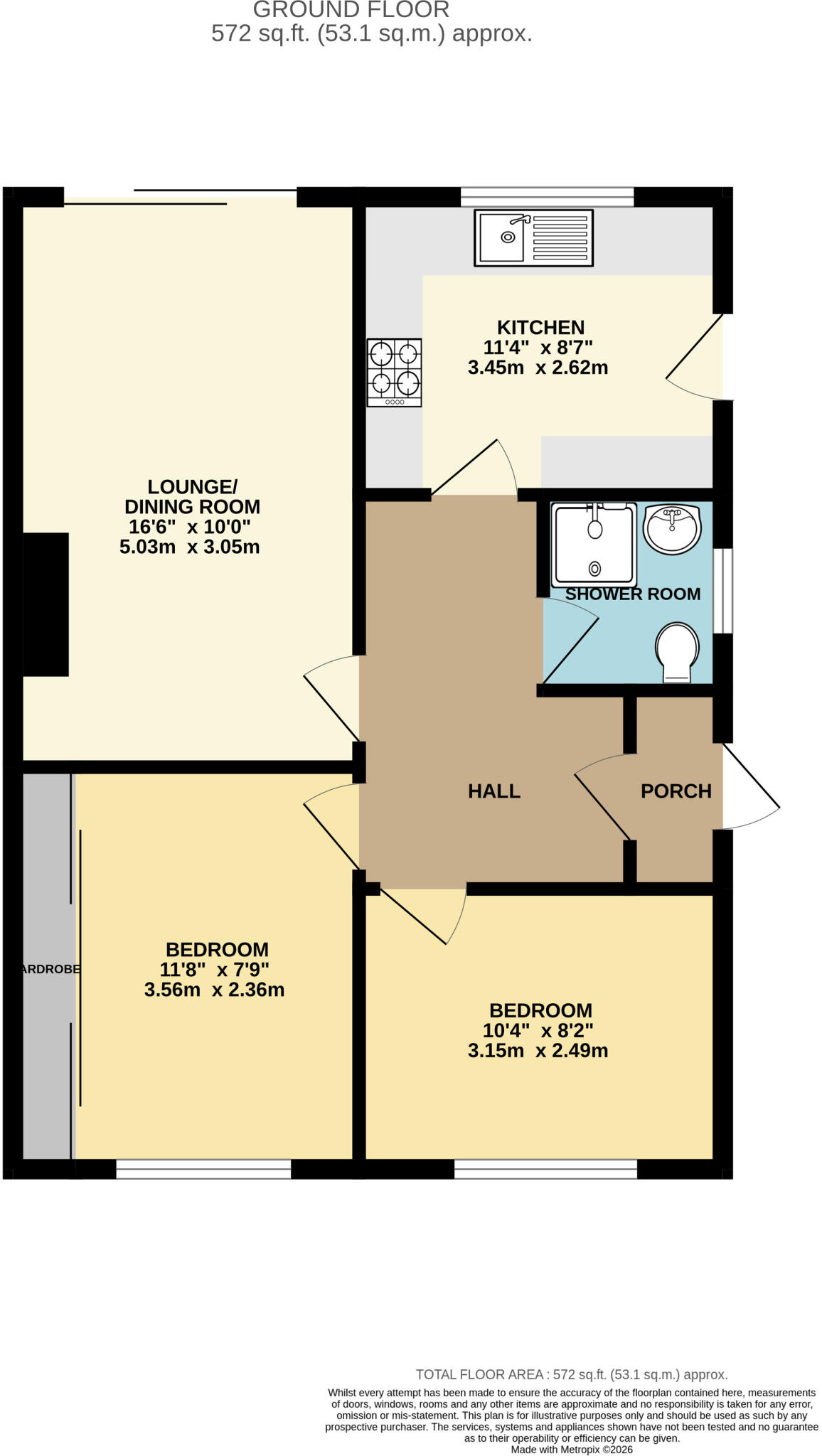 Castle View, Westbury floorplan
