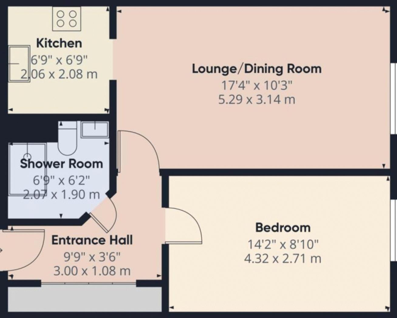 Edge Lane, Manchester floorplan
