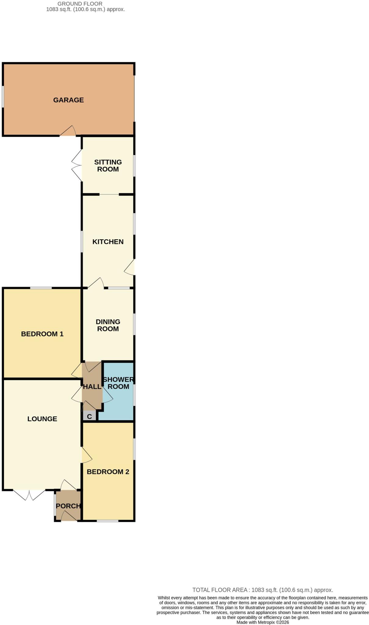 Churchill Road, Middlesbrough, TS6 floorplan