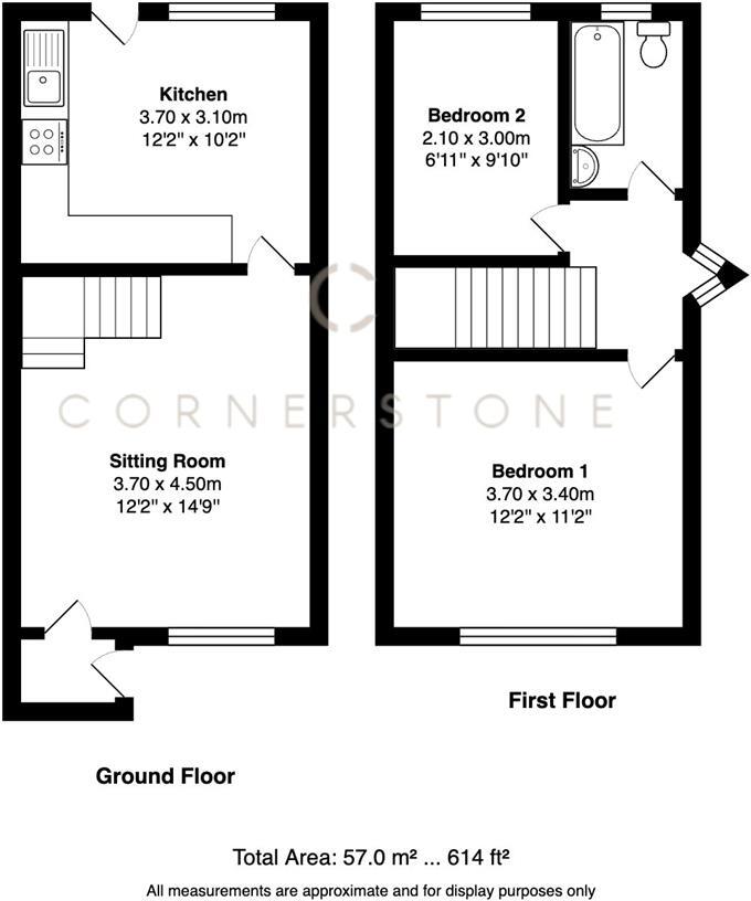 21, Parkside Close, Meanwood, Leeds, West Yorkshire. floorplan