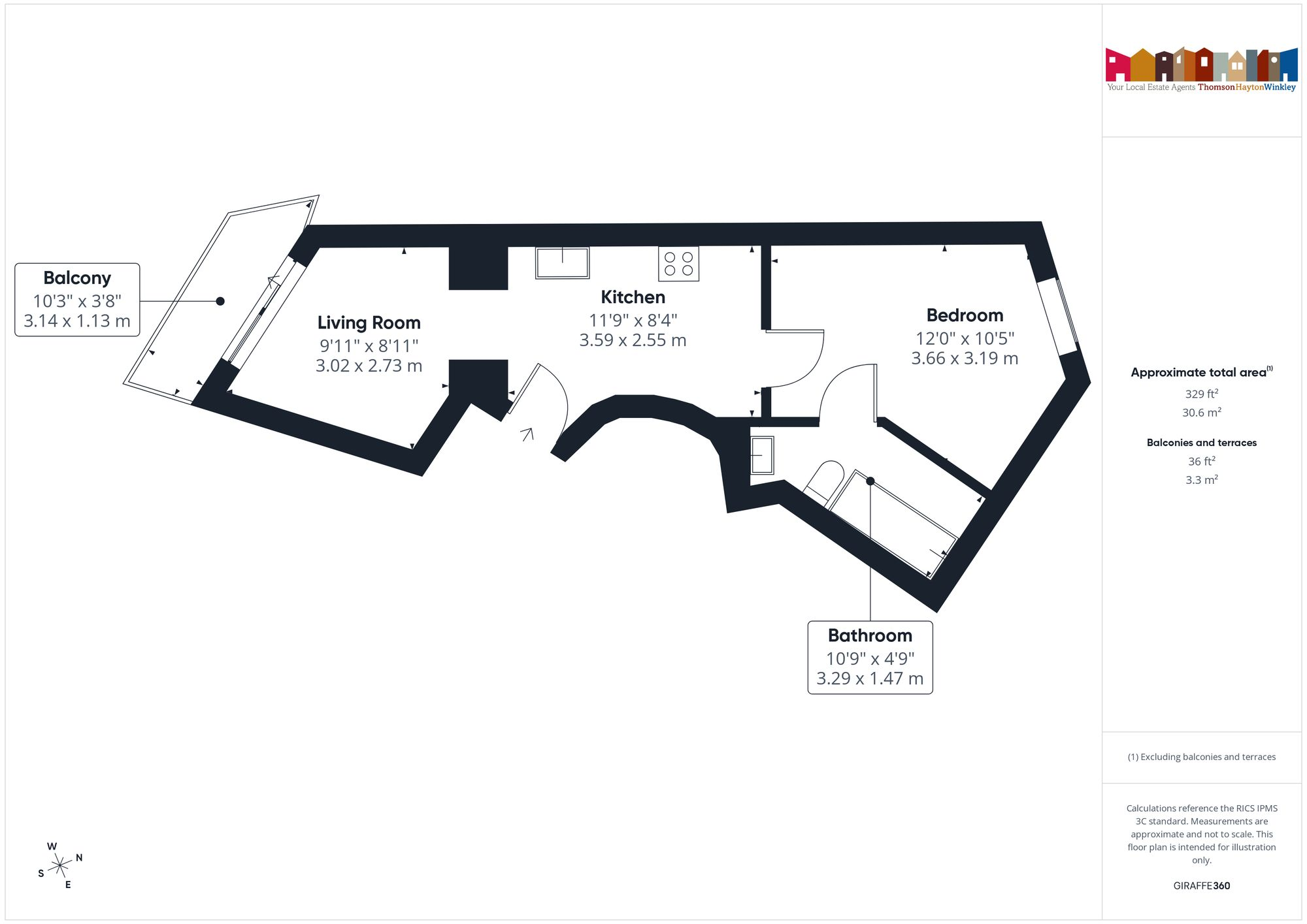 3 The Stables, Bank Road, Windermere floorplan