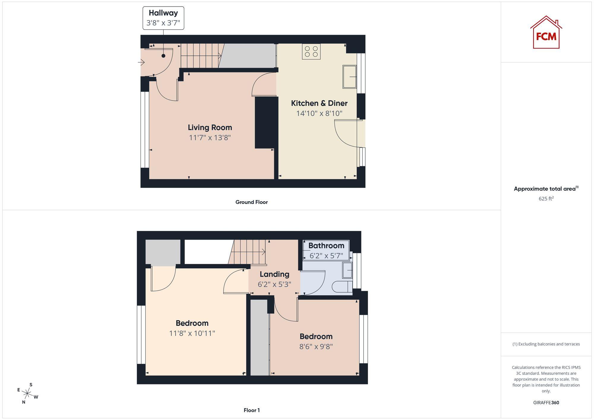 Springfield Avenue, Whitehaven, CA28 floorplan