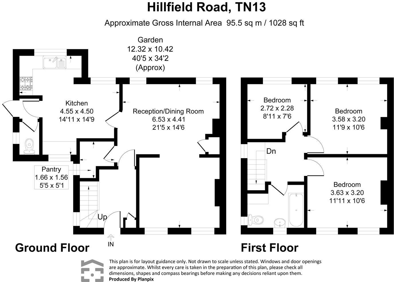 21, Hillfield Road, Sevenoaks floorplan
