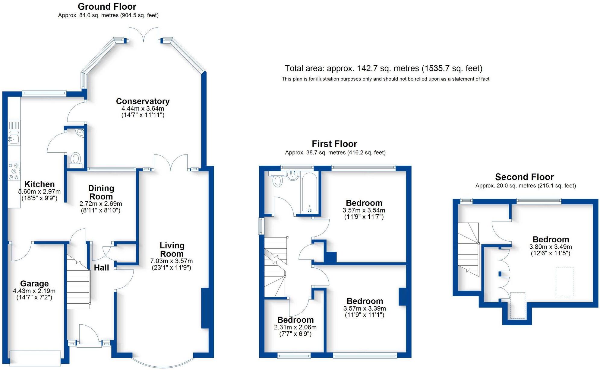 Priorsfield Road, Kenilworth, CV8 floorplan