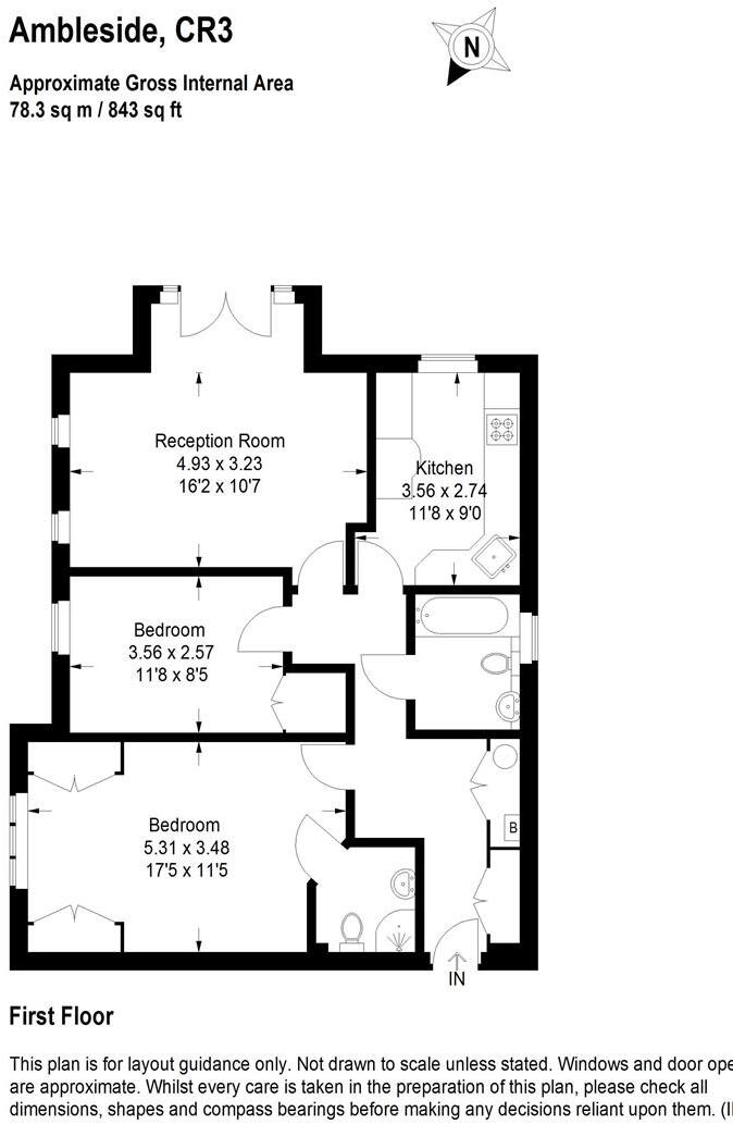 Croydon Road, Caterham floorplan