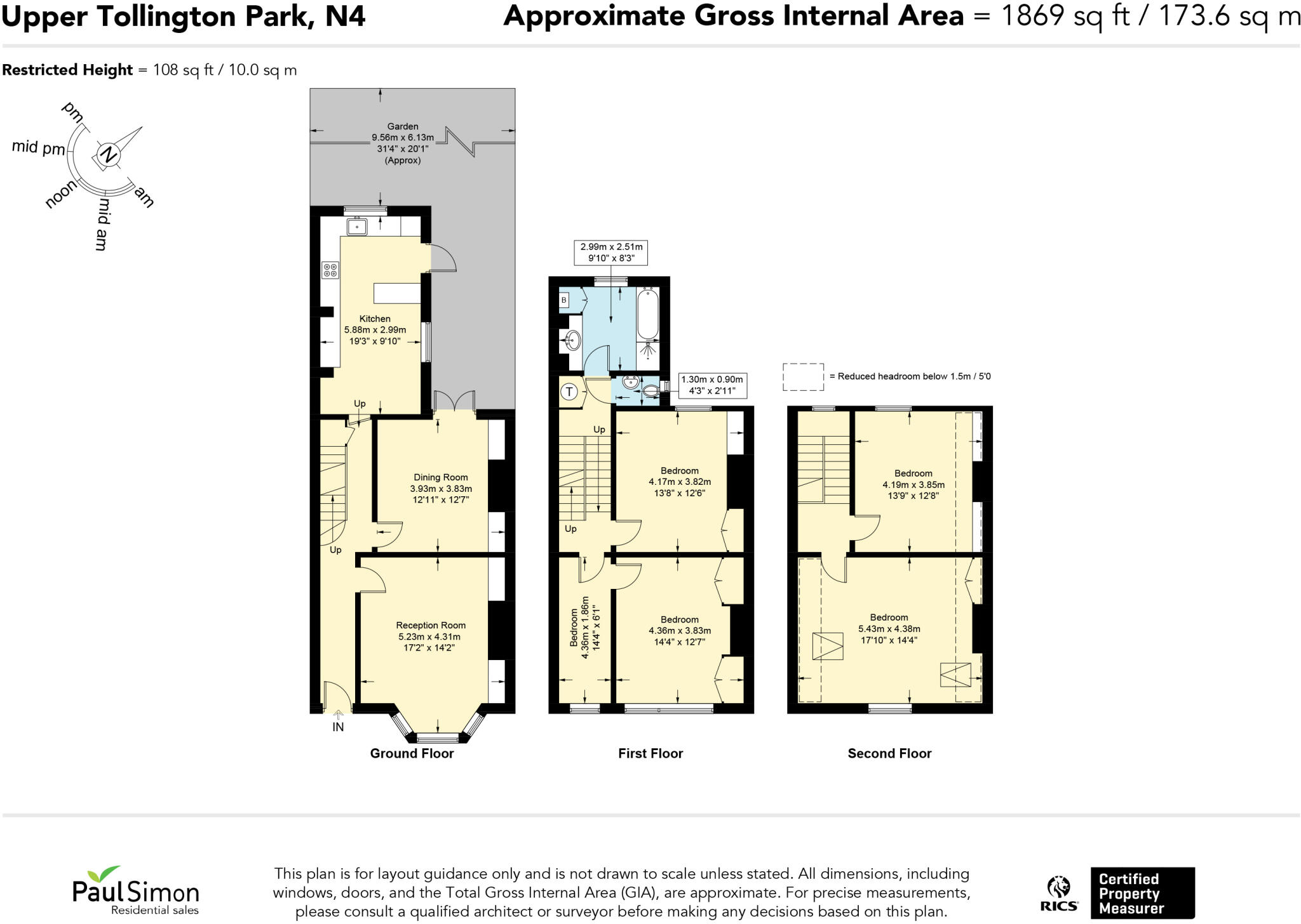 Upper Tollington Park, Stroud Green, London, N4 floorplan