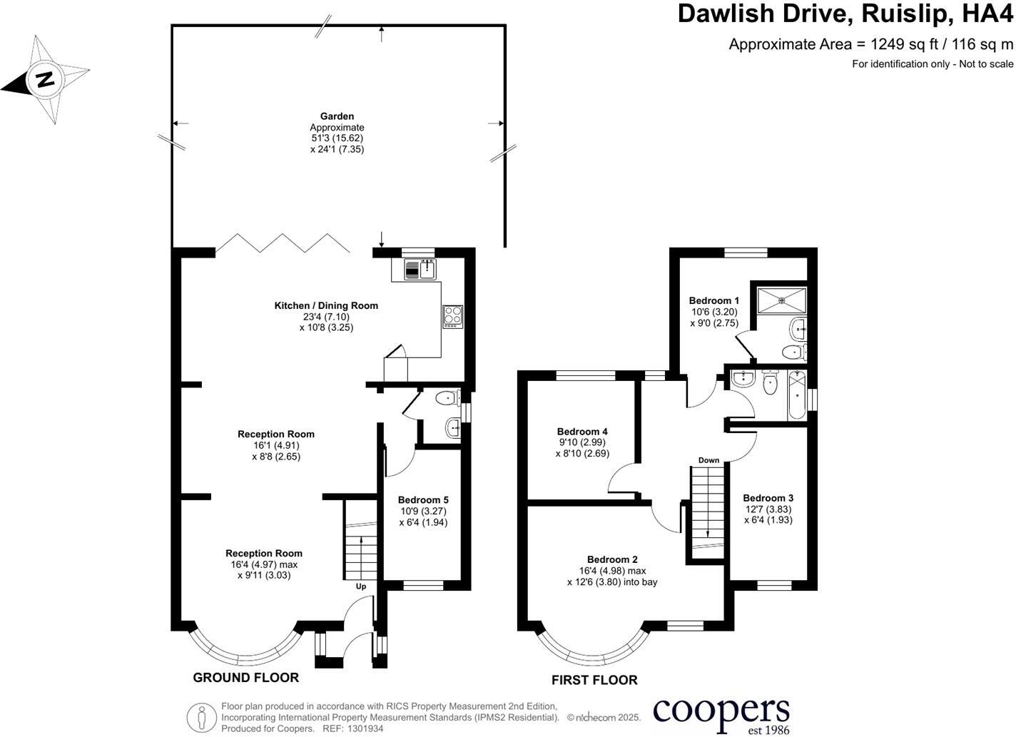 Dawlish Drive, Ruislip floorplan