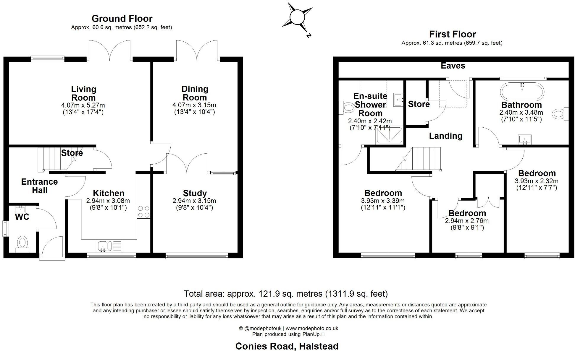 Conies Road, Halstead, Essex, CO9 1BB floorplan