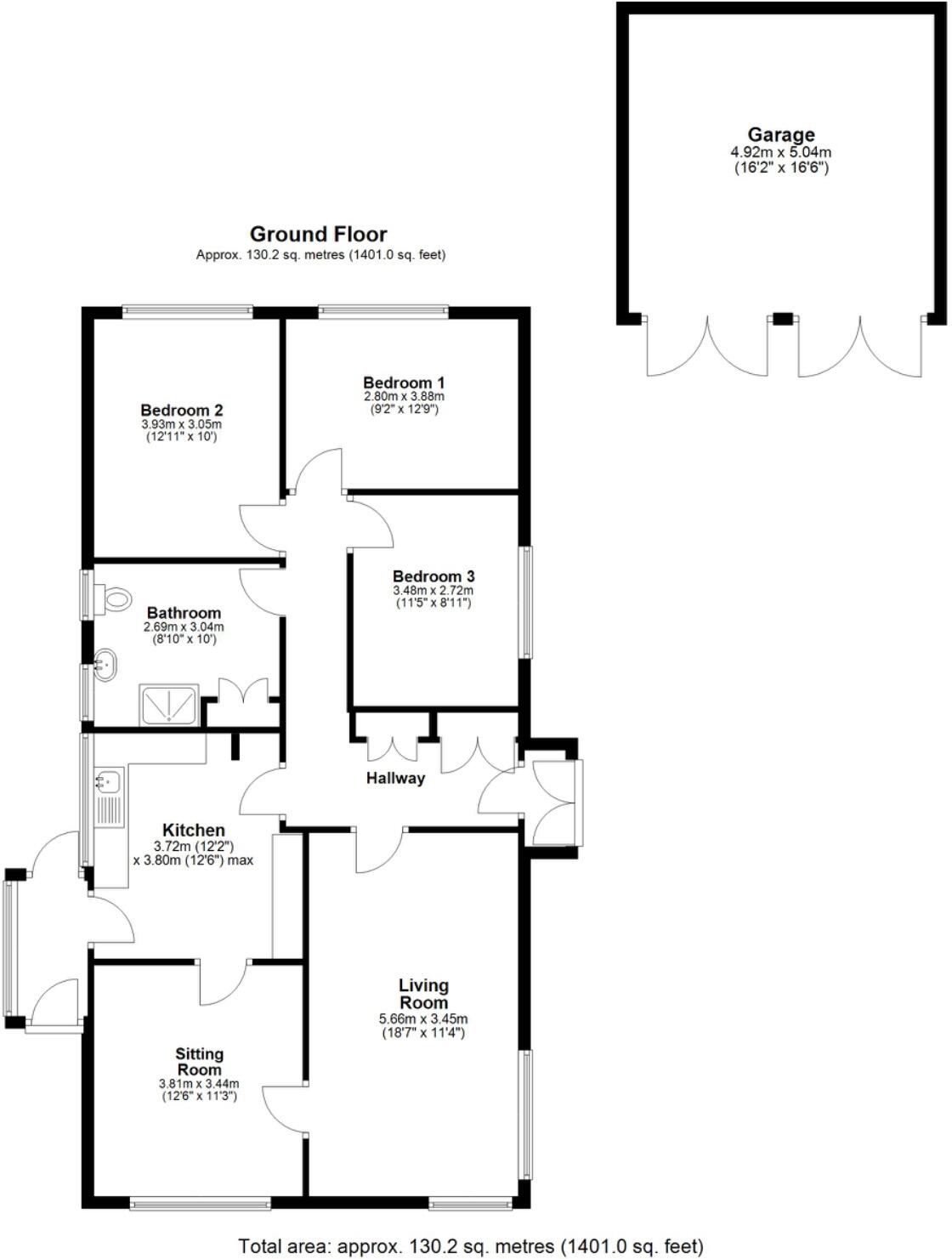 Whinney Moor Lane, Retford, Nottinghamshire, DN22 floorplan