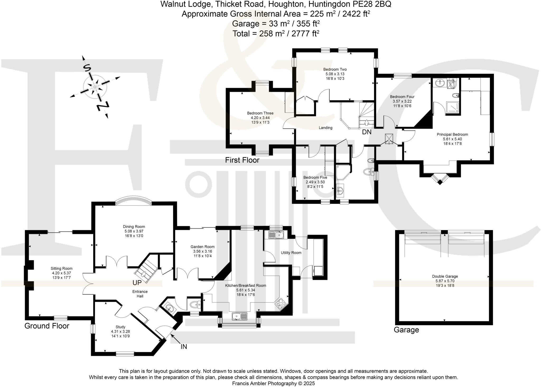 Thicket Road, Houghton, Huntingdon, Cambridgeshire, PE28 floorplan