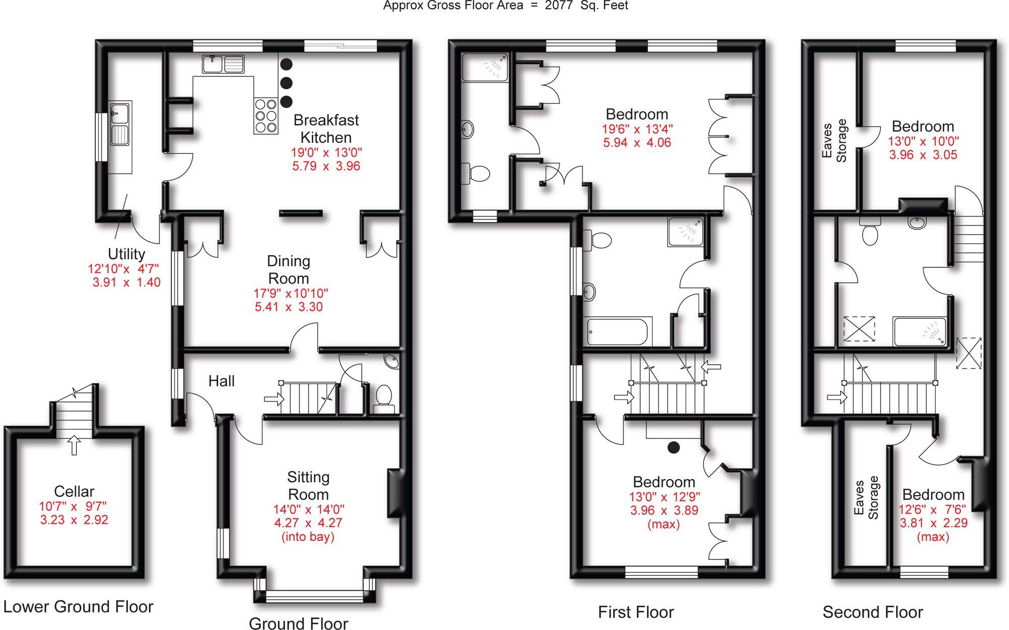 Laburnum Lane, Hale, WA15 floorplan