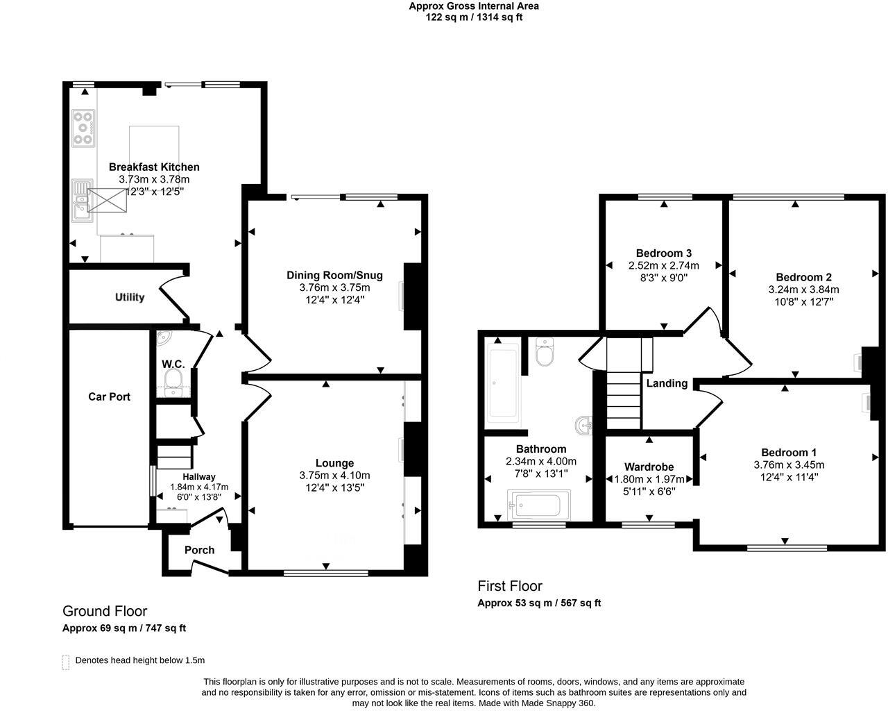 Lime Avenue, Loughborough floorplan