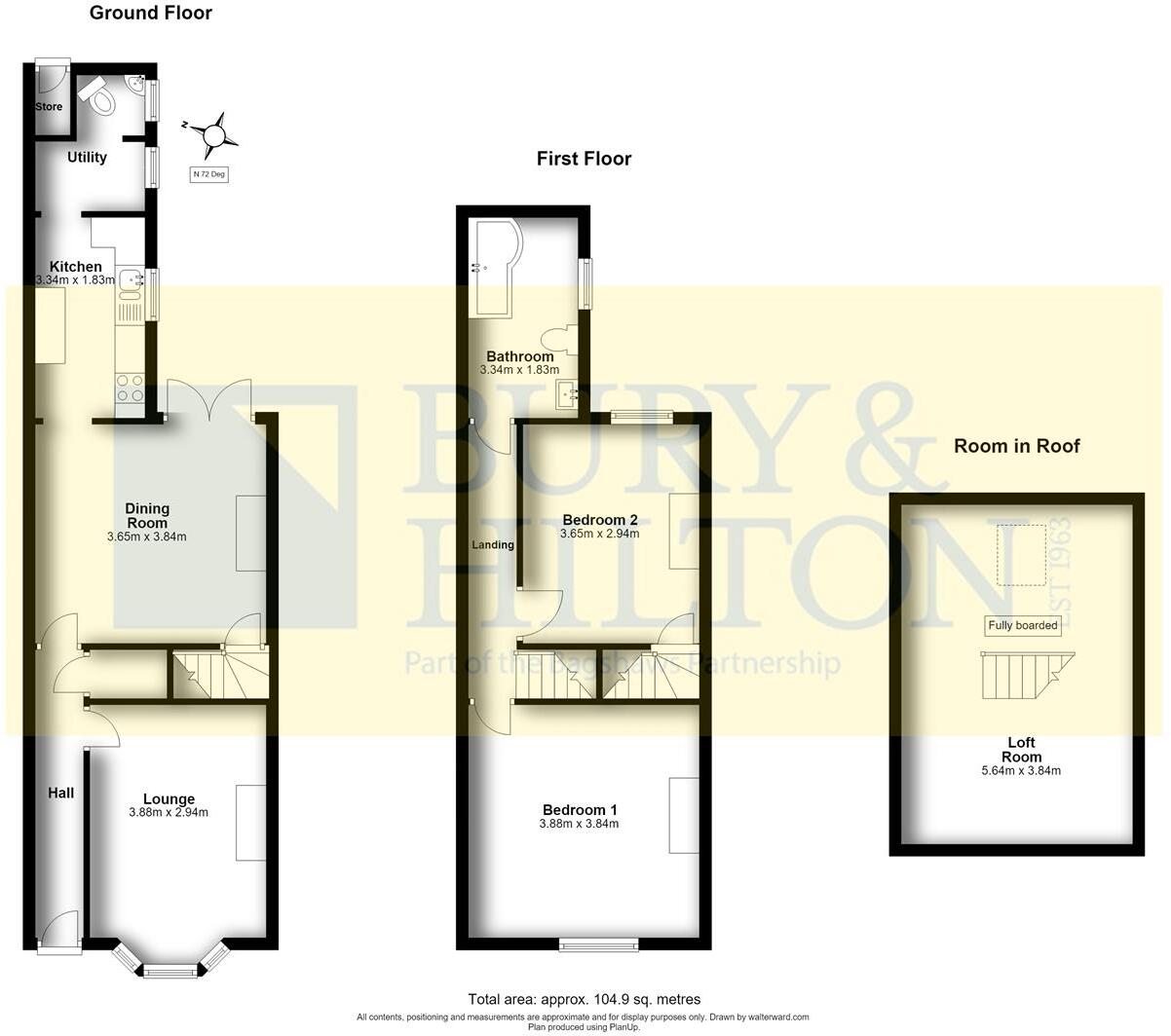 Cruso Street, Leek floorplan