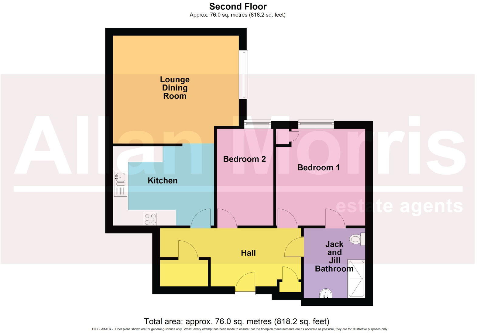 Flat 51, Crookbarrow View, 3 Gotland Road, Worcester.  WR5 2GN floorplan