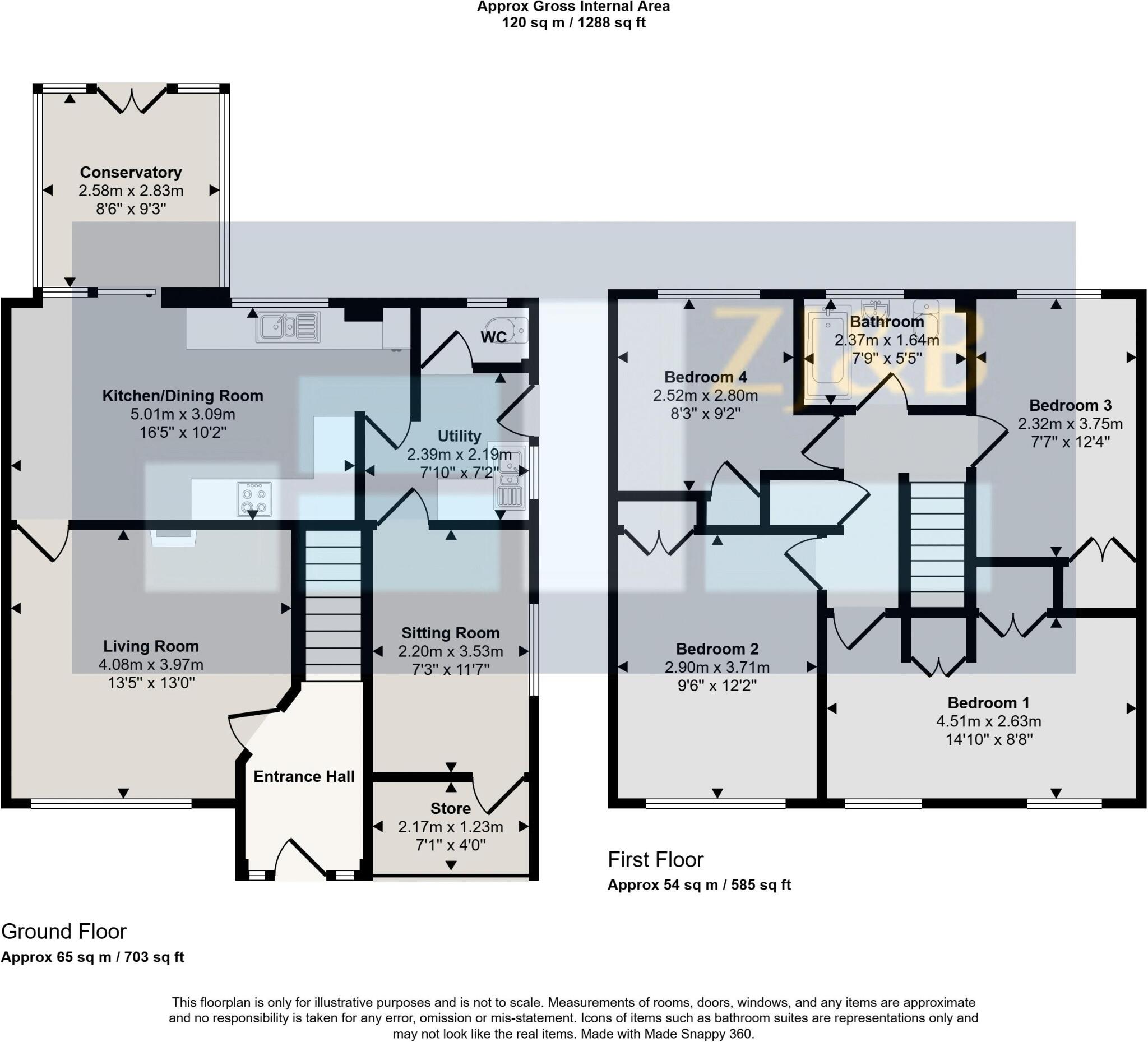 Chaffinch Way, Sundorne Grove, Shrewsbury, SY1 4TR floorplan