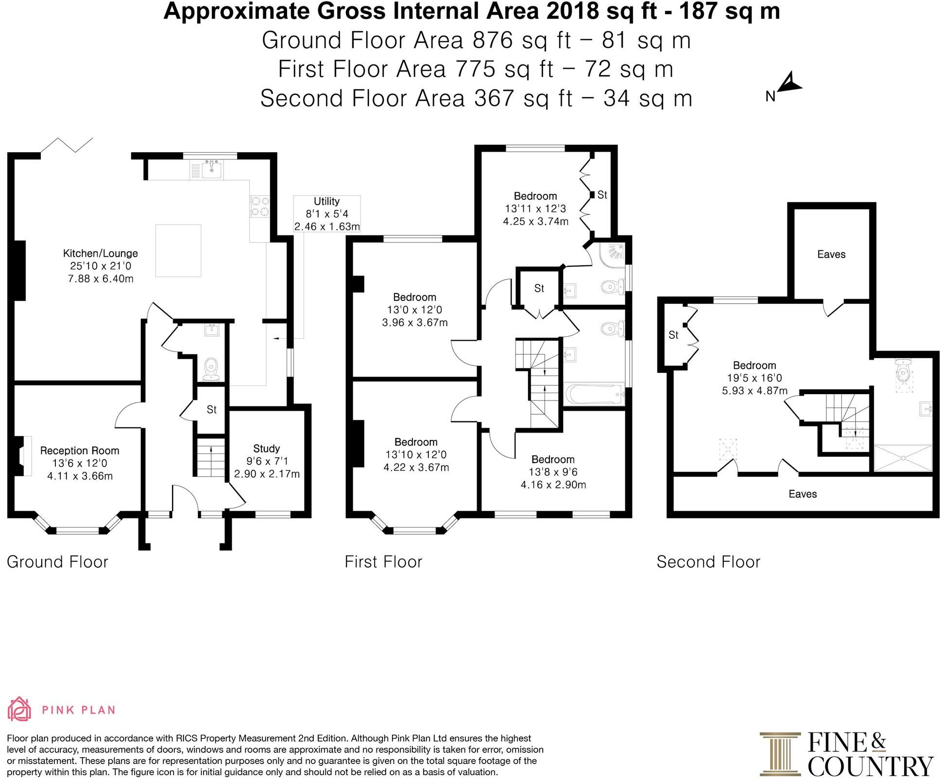 Langley Crescent, St. Albans, AL3 floorplan