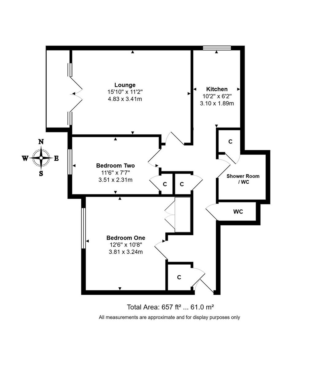 The Priory, St Catherine Terrace, Hove floorplan