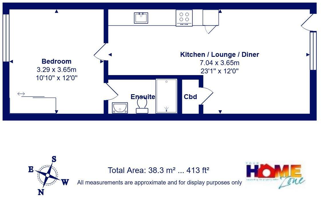 Somerford Road, Christchurch floorplan