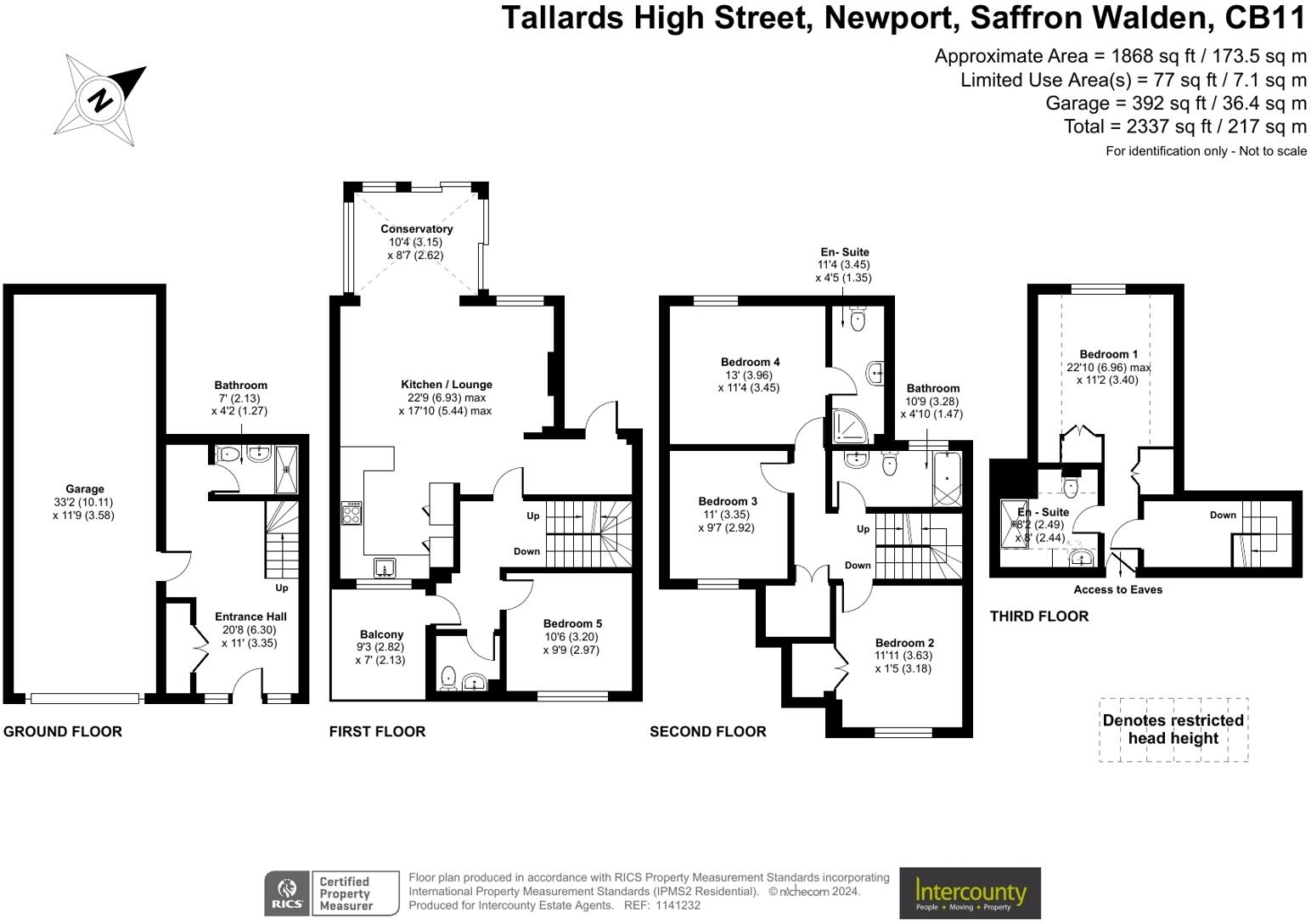 High Street, Newport, Saffron Walden, Essex, CB11 floorplan