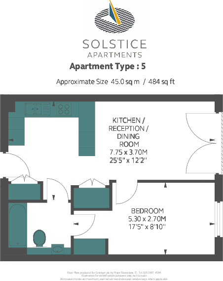 Solstice Apartments, Milton Keynes Milton Keynes MK9 floorplan