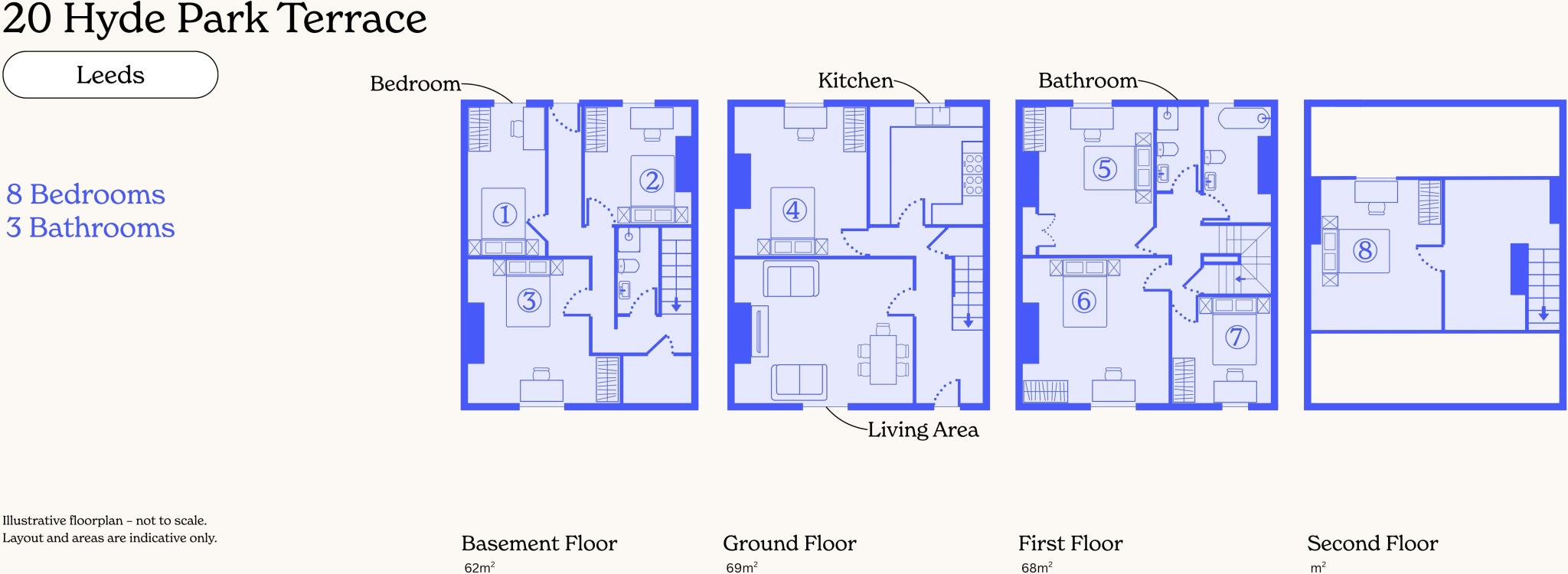 Hyde Park Terrace, Leeds floorplan